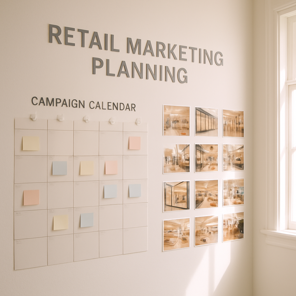 Retail campaign calendar planning
